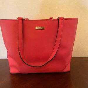 Kate Spade work tote- Coral